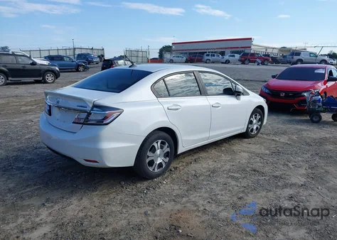 2013 Honda Civic Hybrid L from USA, damaged, VIN 19XFB4F36DE001650